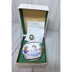 Vintage Noritake Christmas Ornament Children Around The World NIB Holiday